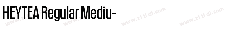 HEYTEA Regular Mediu字体转换 HEYTEA Regular Mediu字体转换